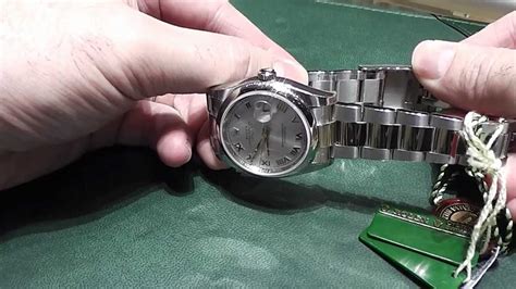 rolex datejust band adjustment